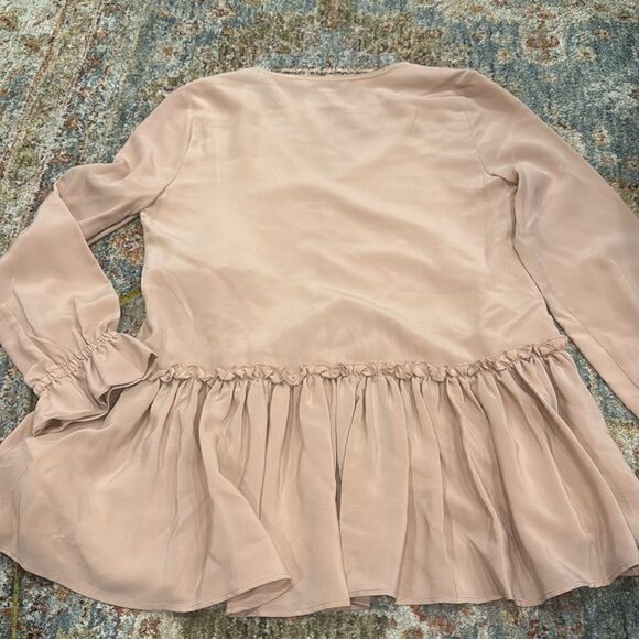 All Saints 'Alia' Satin Long Shirt - Picture 9 of 9
